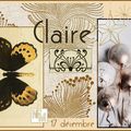 Joyeux Anniversaire 'Claire'...