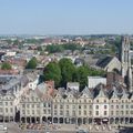 Vue du beffroi ...