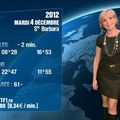 Evelyne Dhéliat, la météo au doigt et à l’œil: météo tactile Télérama Mercredi 19/12/12