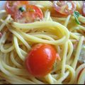 SPAGHETTIS AUX TOMATES CERISES
