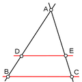 Théorème de Thales 