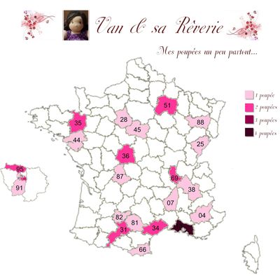 Mes poupées un peu partout en France