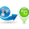 Conversion Degrés Fahrenheit en Celsius et Zones climatiques