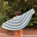 Brioche break shawl by Stephen West