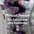 En l'absence des hommes de Philippe Besson