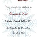 Marché de Noël le 27 novembre