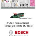 TIRAGE AU SORT - L'outil indispensable pour toutes vos créations : le pistolet à colle - "Glue Pen" de BOSCH à gagner