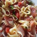 Fettuccine aux Tomates Confites