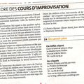 Quand la Gazette parle d'improvisation à Nîmes