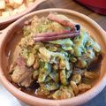 Tajine de veau aux oignons et aux raisins secs