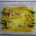 Roulé de jambon aux asperges vertes