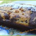 Gâteau au yaourt marbré au chocolat et noix de coco