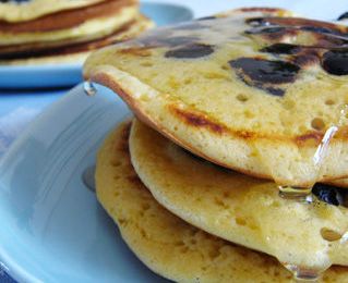 LES VRAIS PANCAKES DU CANADA ... AUX MYRTILLES