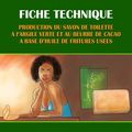 Livre numérique sur la production de savons de toilette a l’argile verte et au beurre de cacao