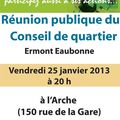 Aménagement du quartier de la gare d'Ermont-Eaubonne : réunion publique le 25 janvier