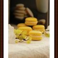 Macarons parfumés au calisson et soupçon de mandarine.....