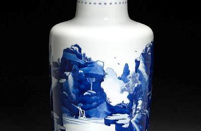 Kangxi Period blue and white porcelains @ Bonhams. Fine Asian Works of Art, 20 Dec 2011. California