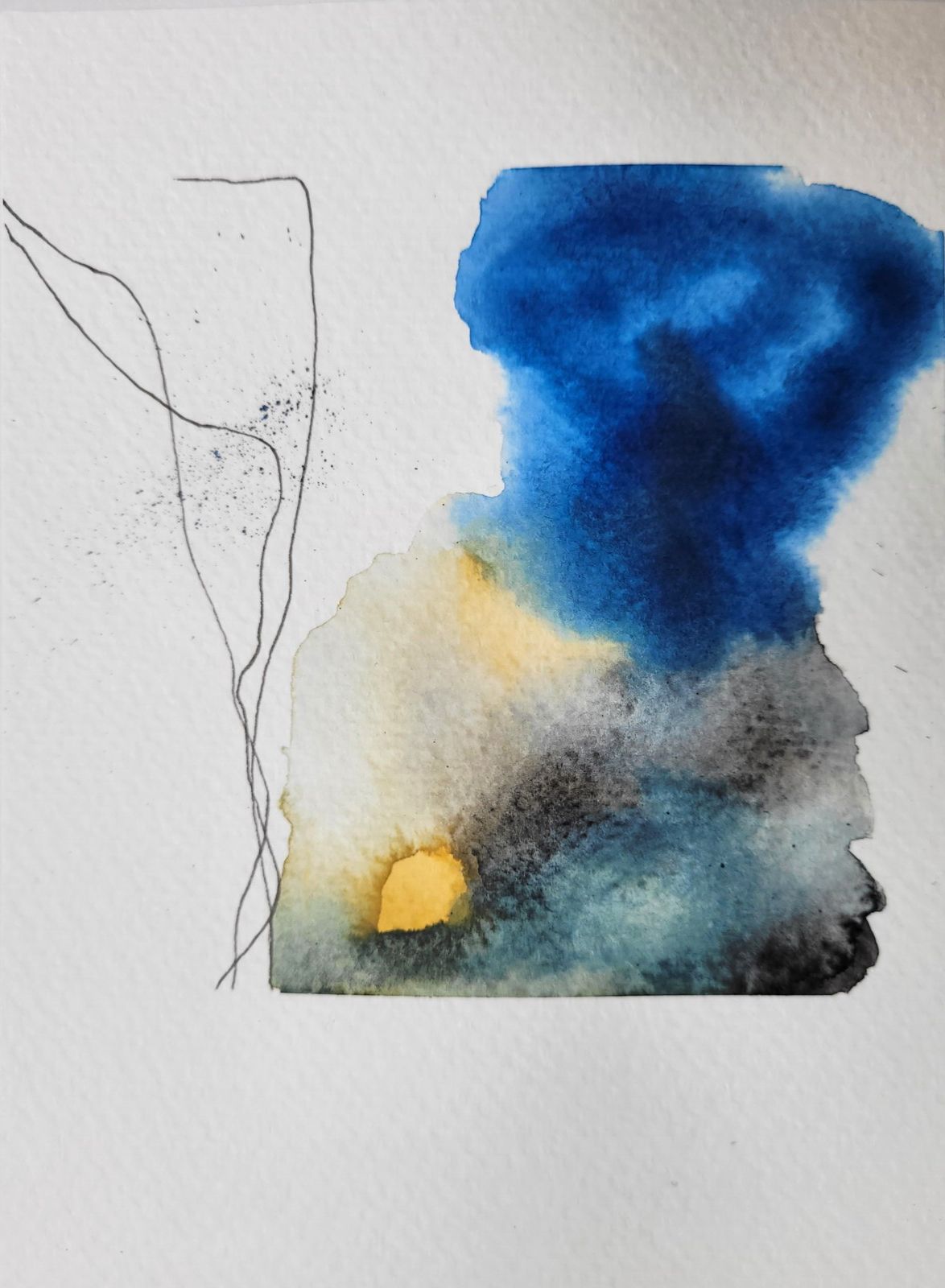 aquarelle calligraphie écriture