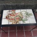 CARREAUX POUR TABLE DE JARDIN