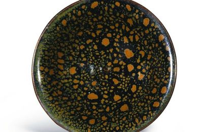 An exceptional Cizhou black-glazed and russet-splashed bowl, Northern Song dynasty
