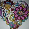 Adult coloring book Action