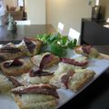 Petits toasts magrets - fromage 