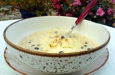 Risotto rhum raisins 