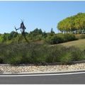 Rond-point à Lauzerte 