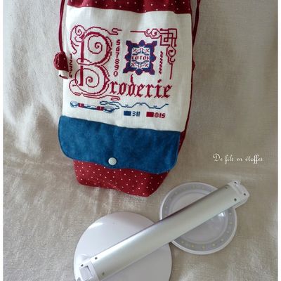 Un nouvel étui pour ranger ma lampe loupe...
