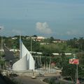 Rond-point à Libreville (Gabon)