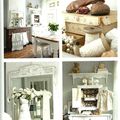 mélange de nordique living et de shabby style