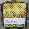 Un sac à dos personnalisé pour un petit Maxime