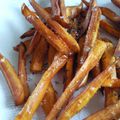 Frites de patate douce au thym et fleur de sel