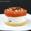 Cheesecakes au chèvre et gelée de tomates