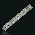 An art deco diamond bracelet, by Chaumet