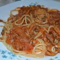 Spaguettis bolognaises 