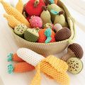 #Crochet : Tutti frutti, Corbeille de fruits et légumes crochetés par Drops Design