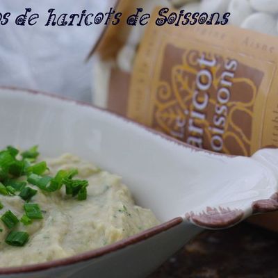 Houmos de haricots de Soissons