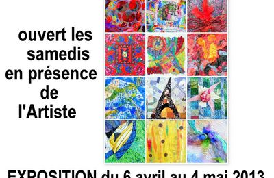 Invitation Exposition Patchwork et Art Textile à Bonneval