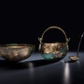 Two bronze bowls and a laddle, Tang dynasty (AD 618-907)