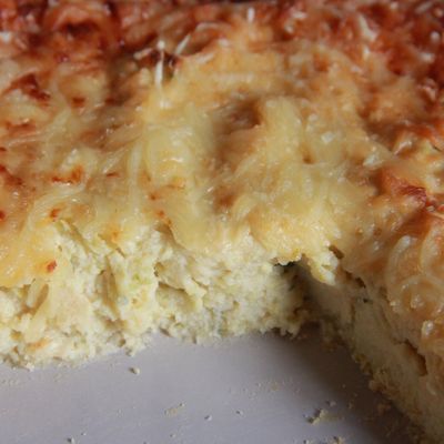 Flan courgette-parmesan 