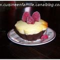 Brownie chocolat-framboise cheesecakésifié!!