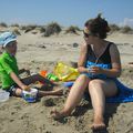 La plage avec Sophie et Guigui