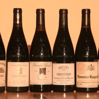 Le Gigondas. Eugène Raspail. En 1861.