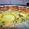 flan de courgette au roquefort