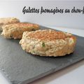 Galettes fromagères au chou-fleur