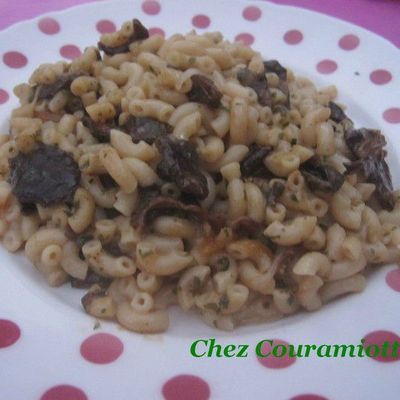 Risotto de coquillettes aux cèpes