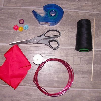 Le tuto des fleurs en tissus