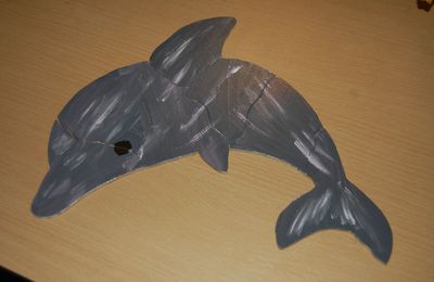 PUZZLE EN BOIS (modèle dauphin)
