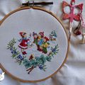 ♥ Broderie de l'An neuf 2018 ; La chorale de Noël (5) ♥